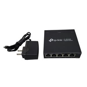 TP-LINK TL-SG105E 5-Port Gigabit Easy Smart Switch SOHO Desktop Switch Black